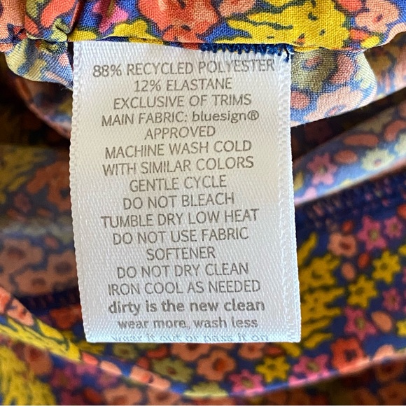 Toad & Co Sunkissed Liv Romper Floral Drawstring Sleeveless Travel Casual XL - Picture 9 of 13